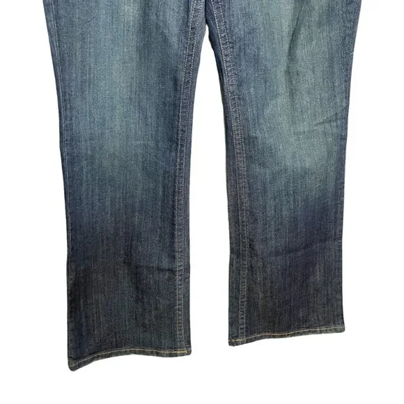 NWT Z. Cavaricci y2k Plus Size High Rise Dark Wash Bootcut Jeans Sz 16 - Picture 3 of 11